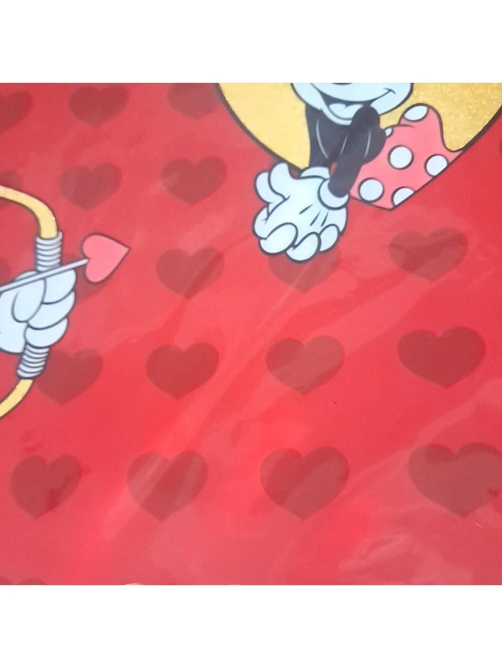 Disney Placemats set 5 Mickey Minnie Valentine's Day Meal Time Fun kids pink red